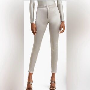 NWT- SKIMS Disco Pants, Silver, size XL